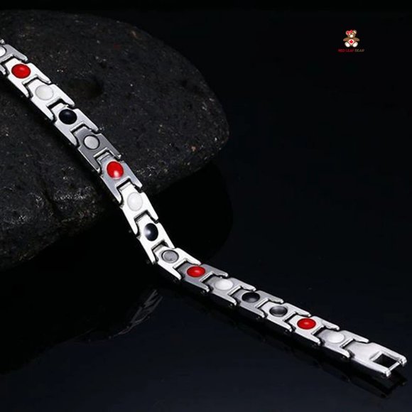 Stainless Steel IP Gold plated magnetic bracelet. - Picture 6 of 6